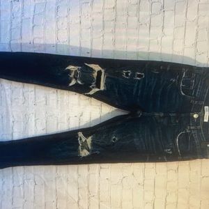 NWOT Zara button fly distressed size 30 jeans